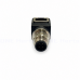 M12-D4-RJ45-90R   M12 4芯D型公頭轉RJ45母座90度旋轉轉接頭 M12轉RJ45連接器 D型編碼 4芯D型母頭 M12D型4芯網線轉接頭交換器 